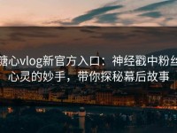糖心vlog新官方入口：神经戳中粉丝心灵的妙手，带你探秘幕后故事
