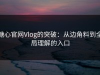 糖心官网Vlog的突破：从边角料到全局理解的入口