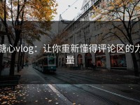 糖心vlog：让你重新懂得评论区的力量