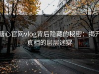 糖心官网vlog背后隐藏的秘密：揭开真相的层层迷雾