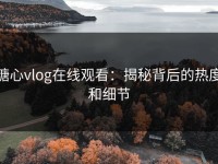 糖心vlog在线观看：揭秘背后的热度和细节