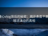 糖心vlog背后的秘密：揭开表面平静，暗流涌动的真相