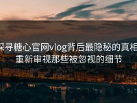 探寻糖心官网vlog背后最隐秘的真相：重新审视那些被忽视的细节