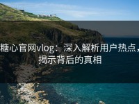 糖心官网vlog：深入解析用户热点，揭示背后的真相