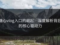 糖心vlog入口的崛起：深度解析背后的核心驱动力