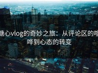 糖心vlog的奇妙之旅：从评论区的喧哗到心态的转变