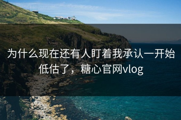 为什么现在还有人盯着我承认一开始低估了，糖心官网vlog
