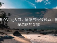 糖心Vlog入口，情感的极致触动，揭秘忽略的关键