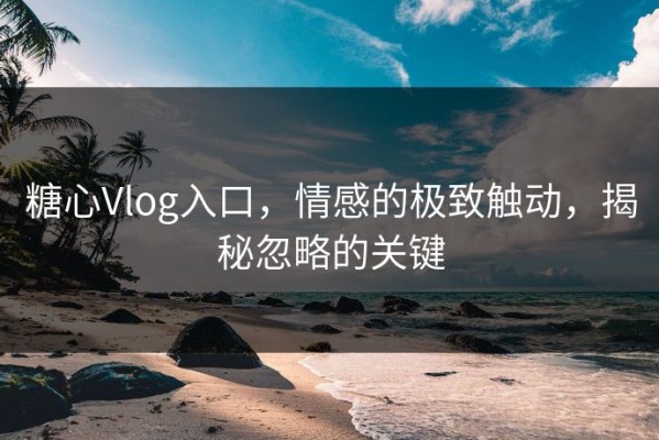 糖心Vlog入口，情感的极致触动，揭秘忽略的关键