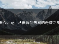 糖心vlog：从低调到热潮的奇迹之旅