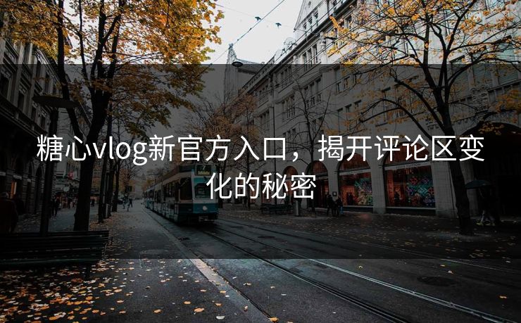 糖心vlog新官方入口，揭开评论区变化的秘密