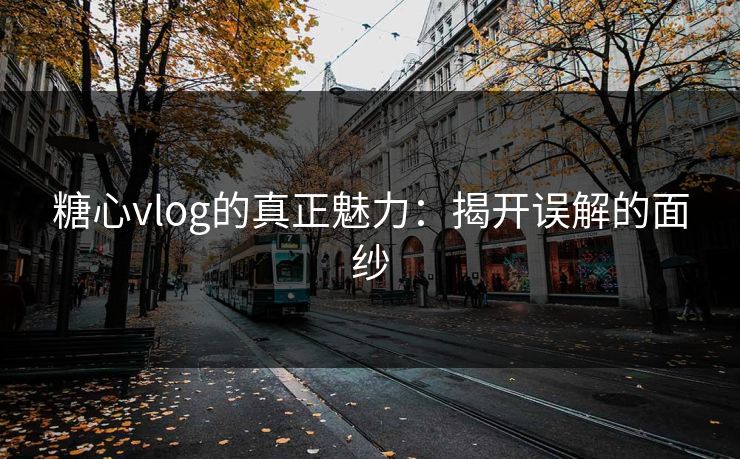 糖心vlog的真正魅力:揭开误解的面纱 糖心vlog的真正魅力:揭开误解的面纱