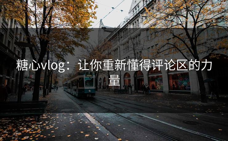 糖心vlog：让你重新懂得评论区的力量